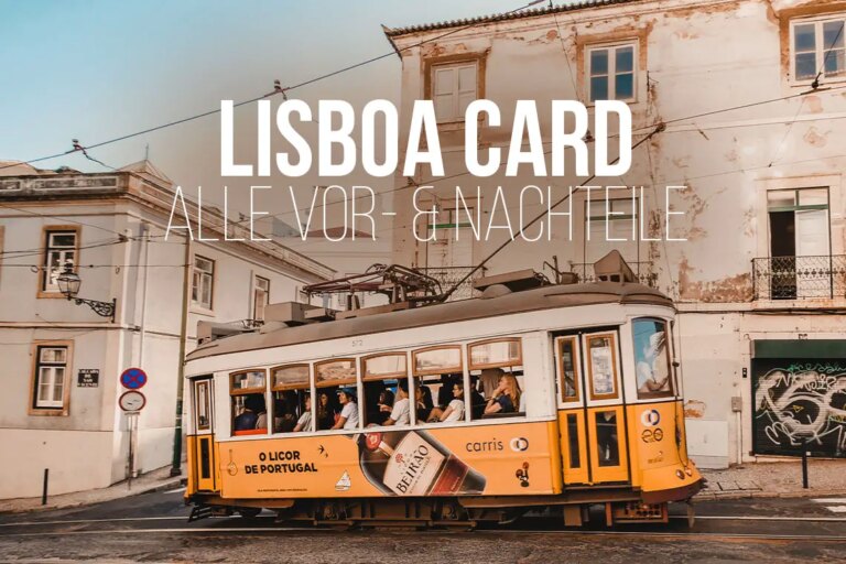 Is de Lisboa Card de moeite waard?  Voor- en nadelen + rekenvoorbeeld
