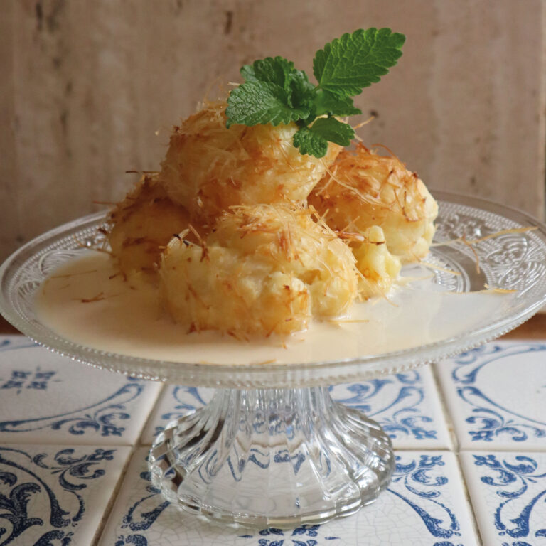 Knafeh-Bons – warm dessert in miniformaat